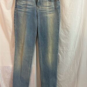 Women's Light Blue Straight Leg Jeans